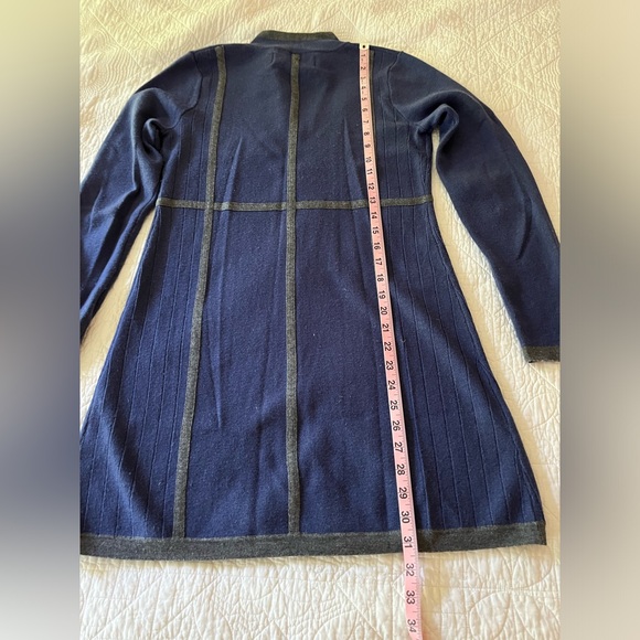 Aventura Women’s Zipper Cardigan Tunic Small Blue - Picture 6 of 13